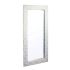 Deco Elizabeth Wall Mount Mirror - White/Silver