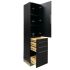 Deco Vitani Tower LED Styling Station - Black