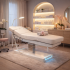 Deco Zenira Electric Facial Bed - White