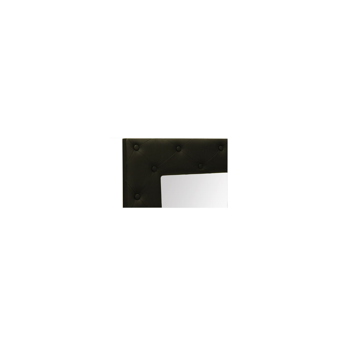 Deco Elizabeth Wall Mount Mirror - Black 