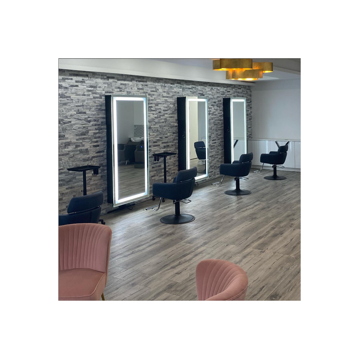 Deco Luminous Single Sided LED Styling Station