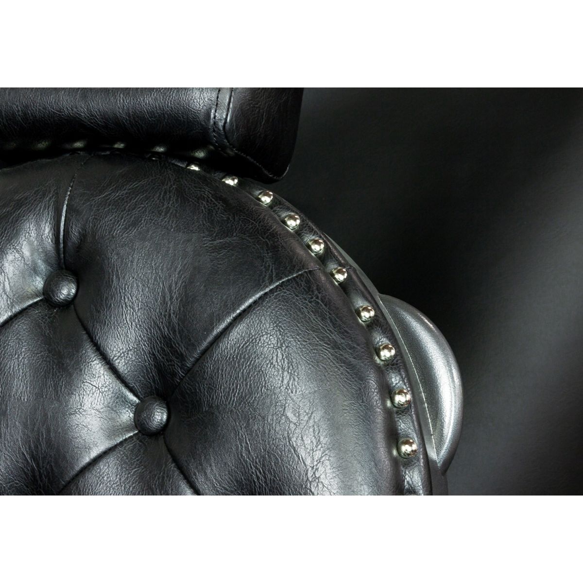 Deco Rutherford Barber Chair - Gray