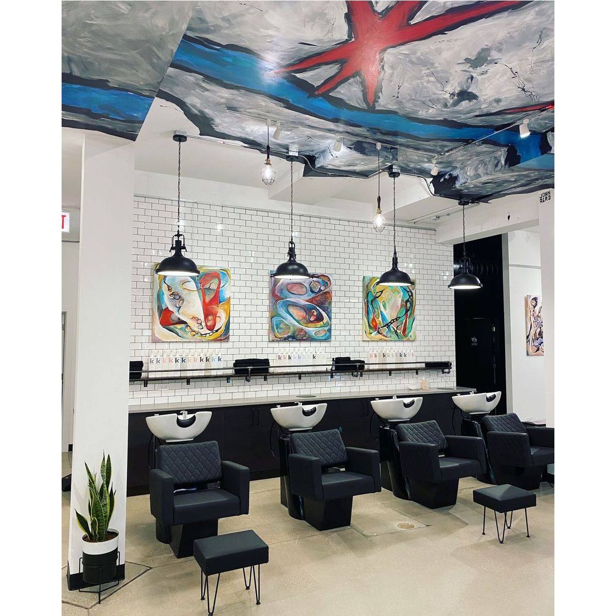 Deco Le Beau Shampoo Station - Black