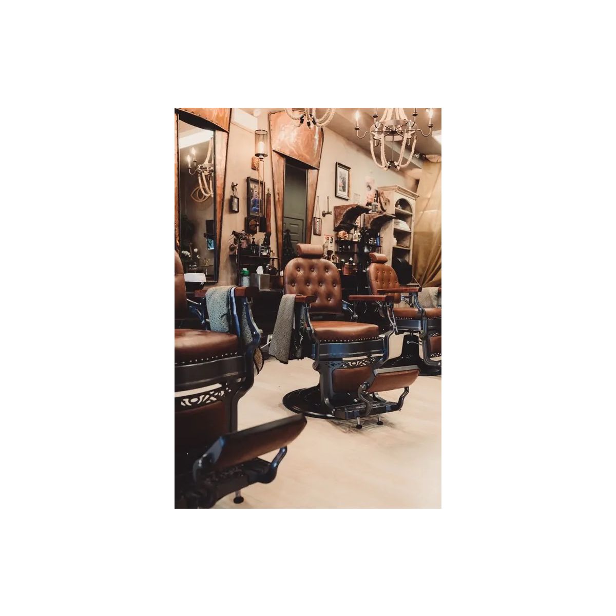 Deco Van Buren Barber Chair