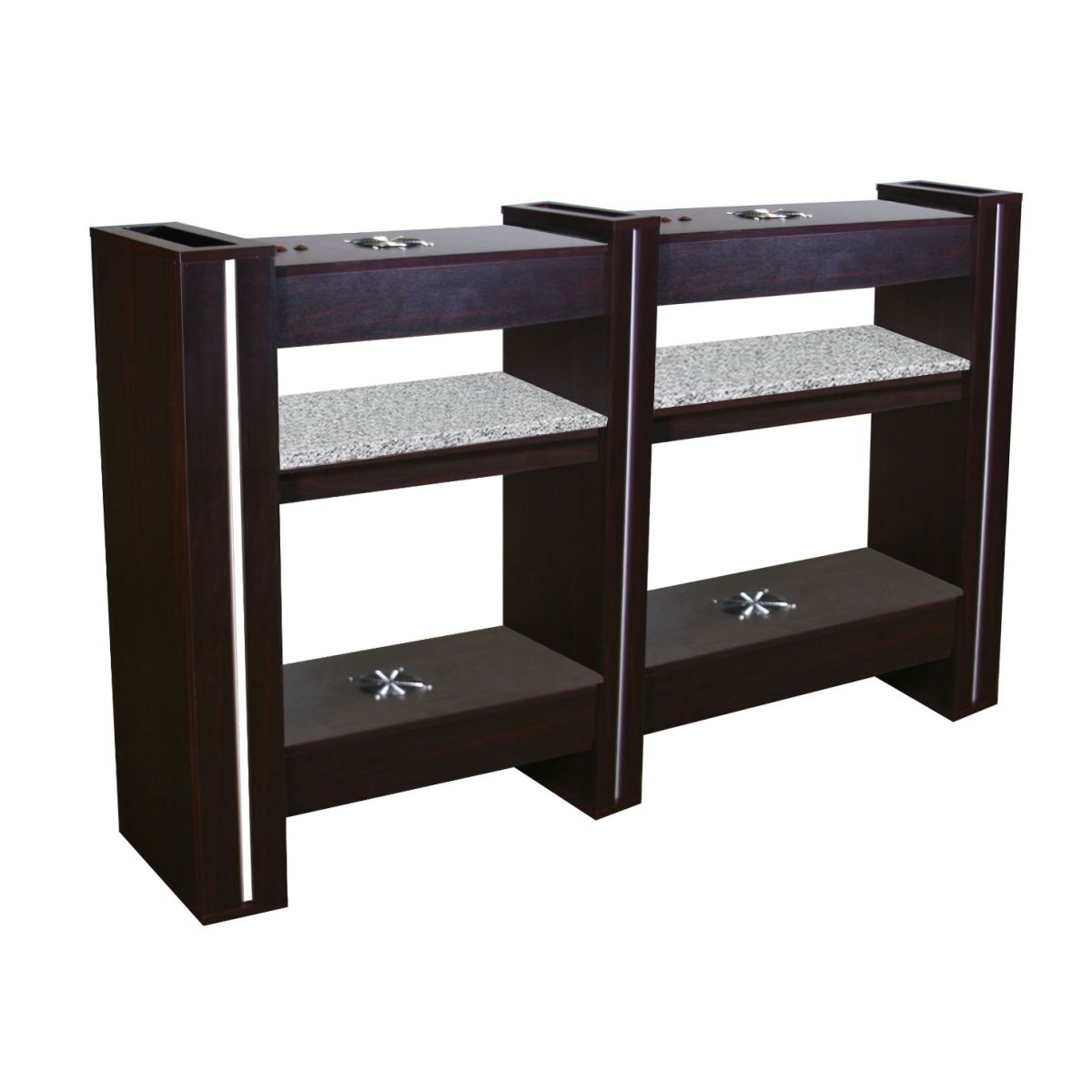 DECO Alego Nail Drying Station for 4 - Dark Cherry