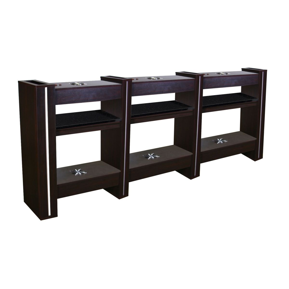 DECO Alego Nail Drying Station for 6 -  Dark Cherry