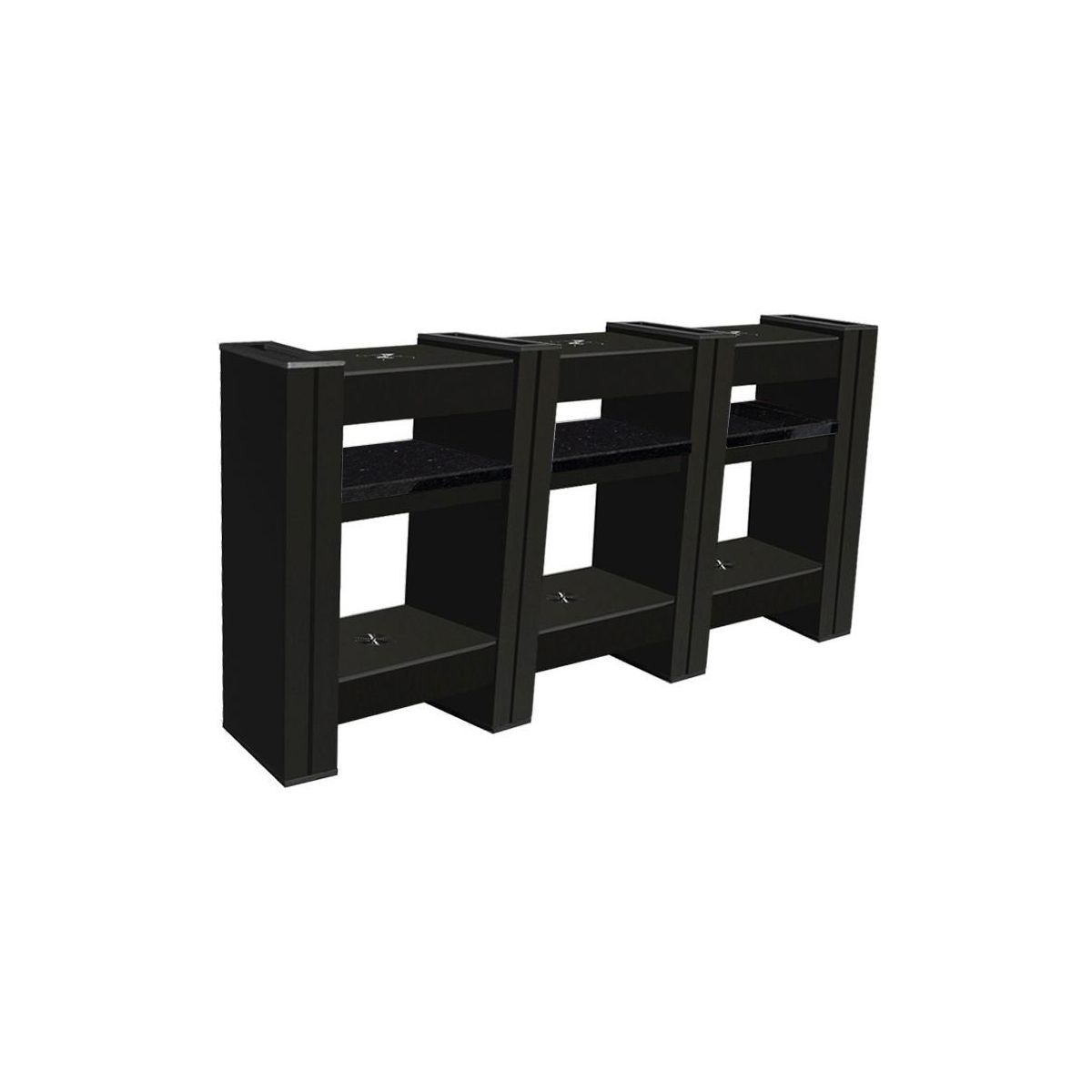 DECO Alego Nail Drying Station for 6 -  Black