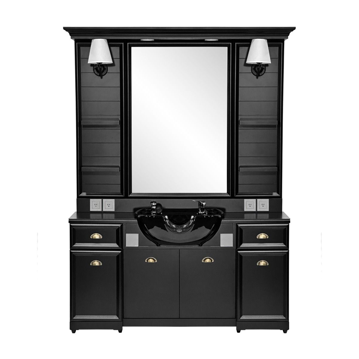 Deco Alexander Wet Styling Station - Black