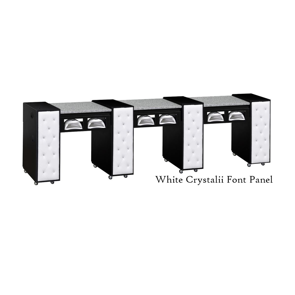 Deco Crystalli (Multi-Sections) Manicure Table w/ UV