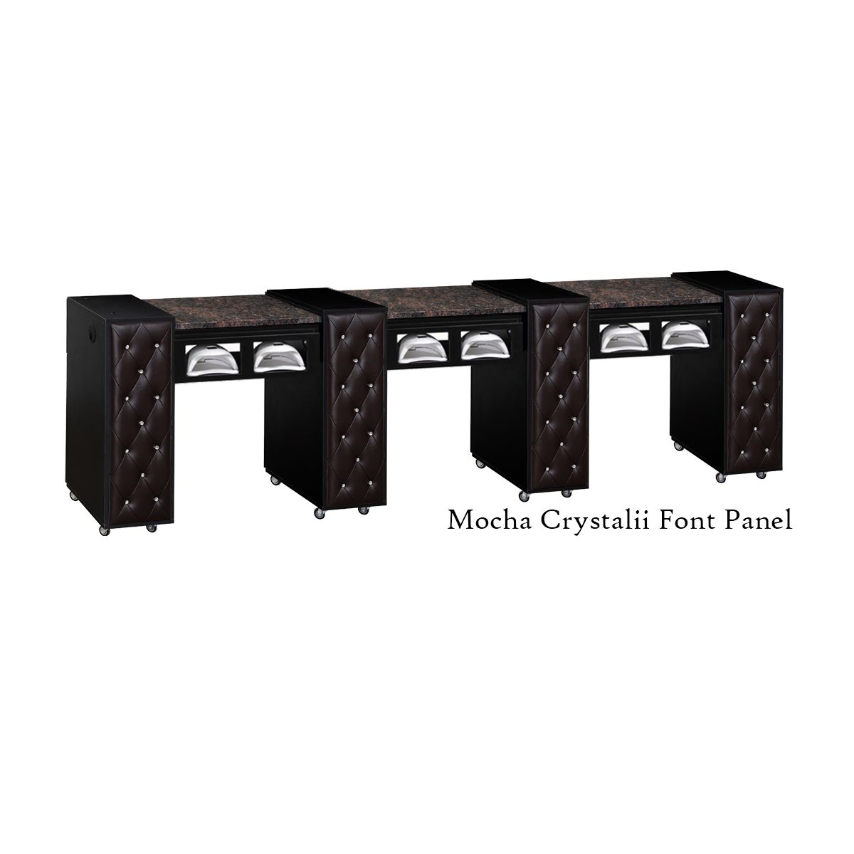 Deco Crystalli (Multi-Sections) Manicure Table w/ UV