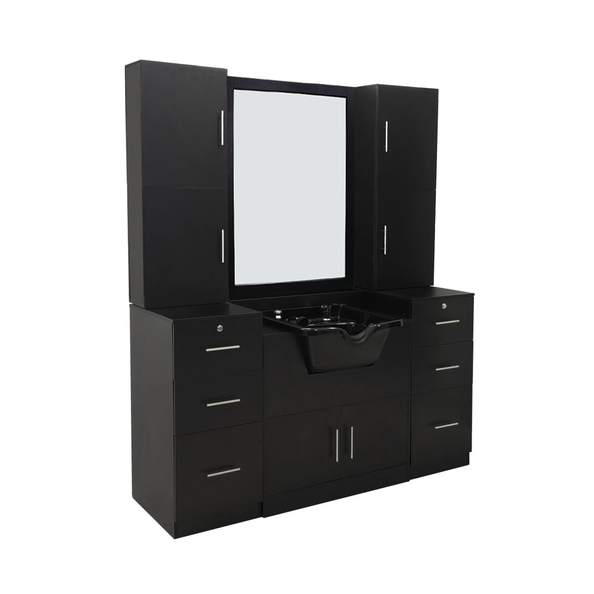 Deco Blake Wet Station Double - Black