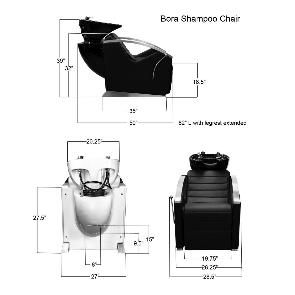 Deco Bora Shampoo Station