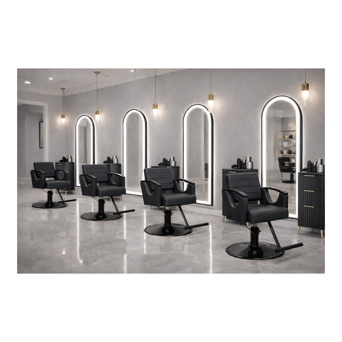 Deco Bora Nera Styling Chair 