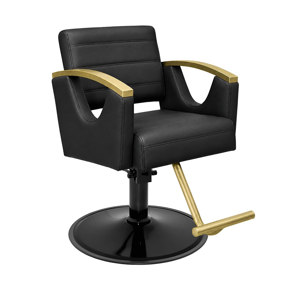 Deco Bora Styling Chair - Black/Gold 
