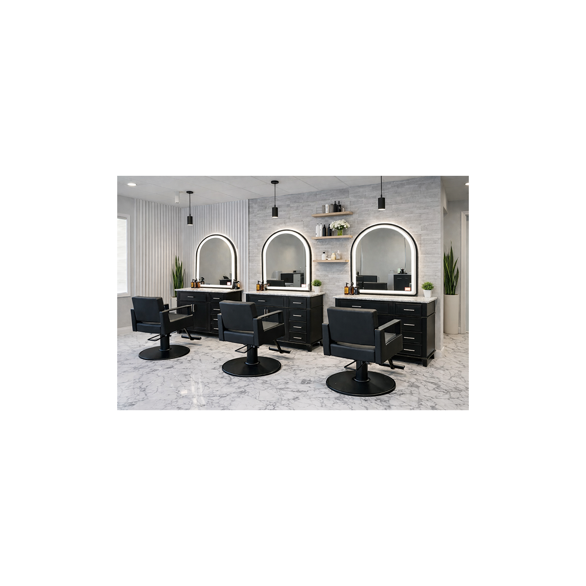 Deco Fiore Nera Styling Chair