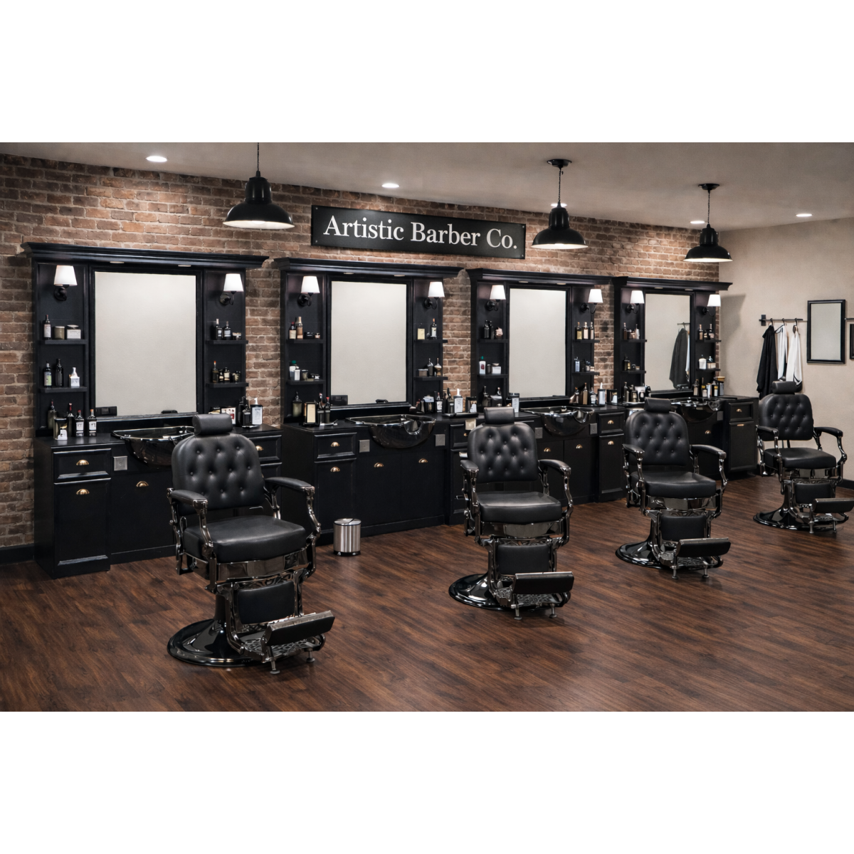 Deco Remington Barber Chair