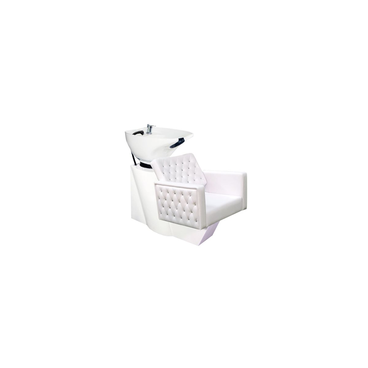 Deco Crystalli Shampoo Station - White