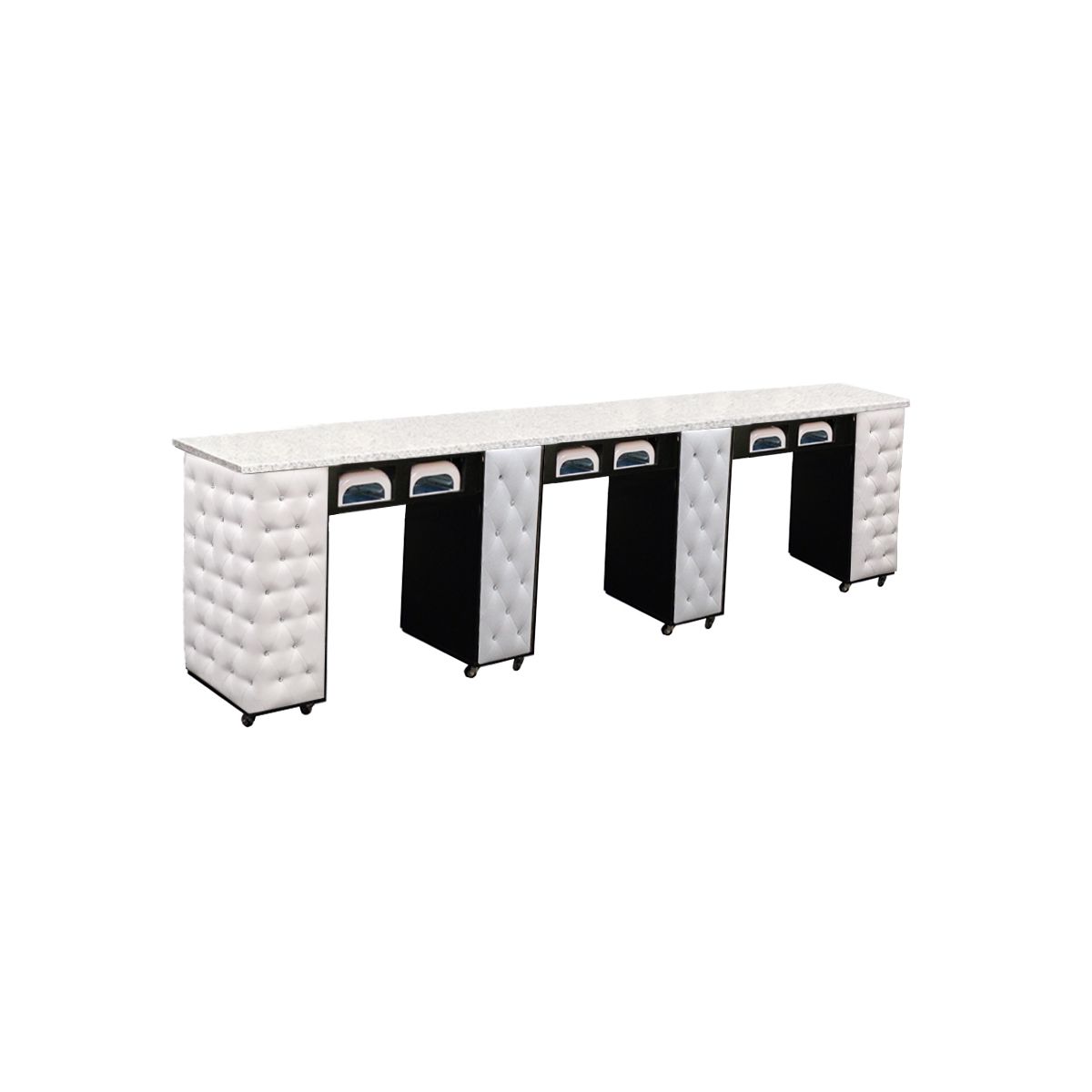 Deco Crystalli Aussi (Multi-Sections) Manicure Table Full Top w/ UV