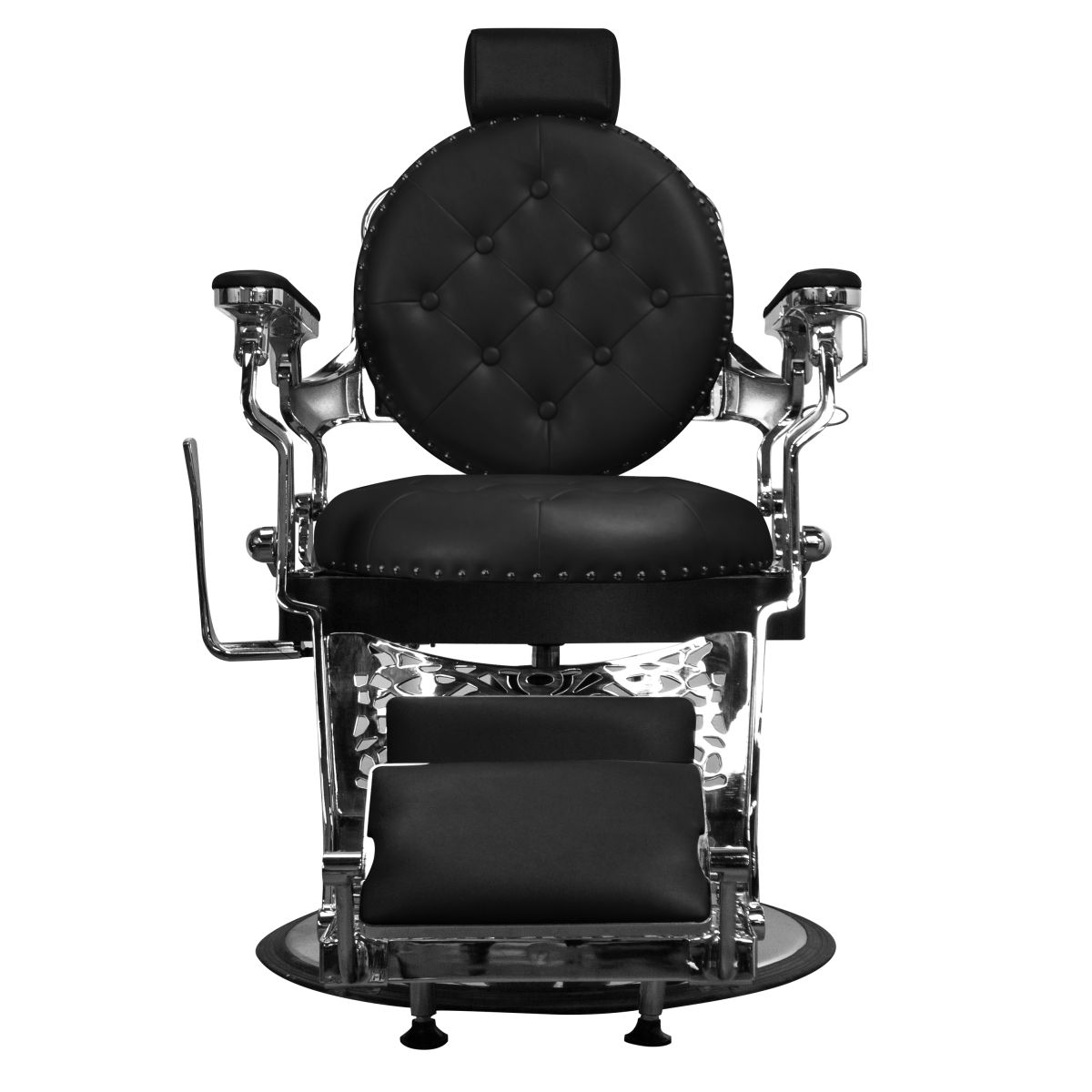 Deco Rutherford Barber Chair - Chrome