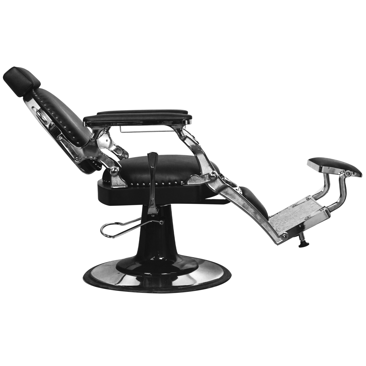 Deco Churchill Barber Chair - Chrome