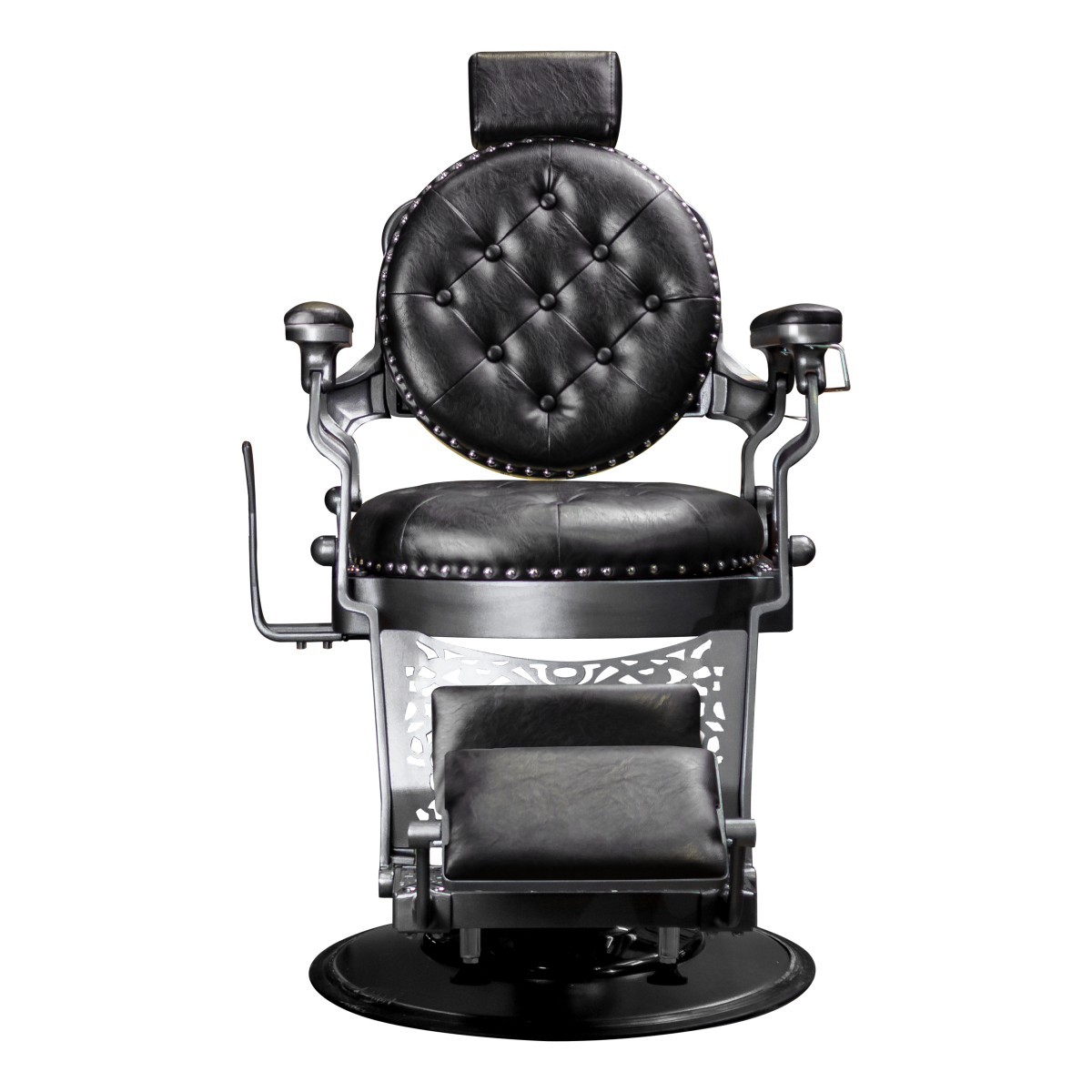 Deco Rutherford Barber Chair - Gray