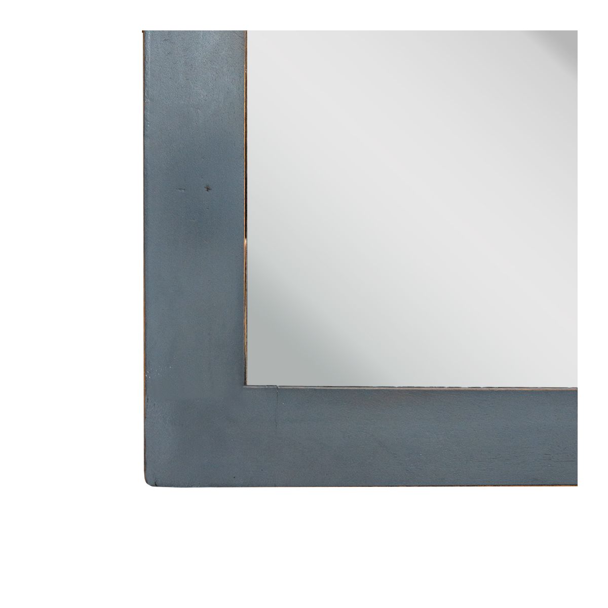 Deco Voltaire Wall Mount Mirror - Distressed Gray
