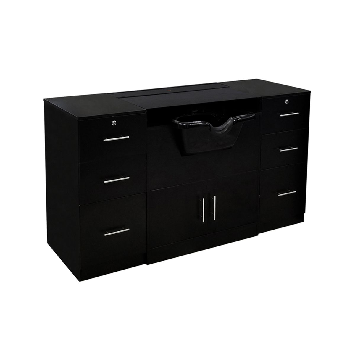 Deco Bentley Wet Station with Countertop - Black 