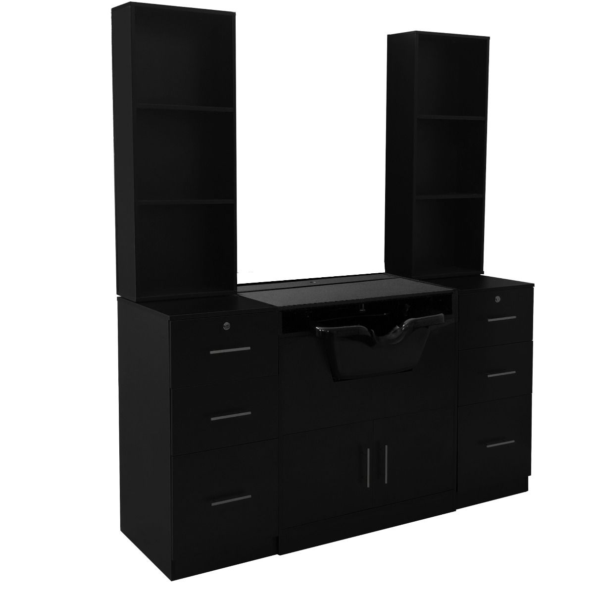 Deco Bentley Wet Station Double - Black