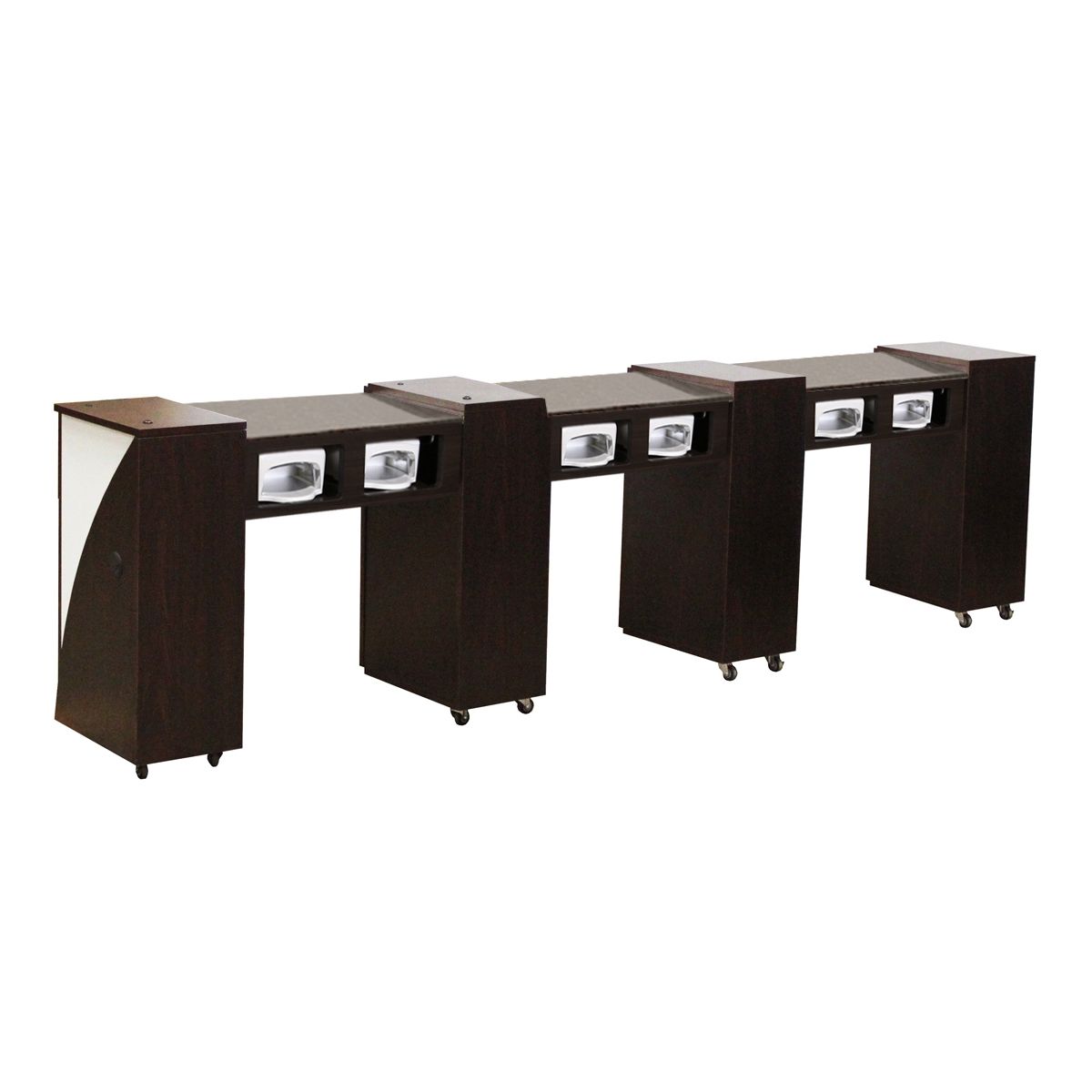 DECO Edita (Multi-Sections) Manicure Table - Black w/ UV