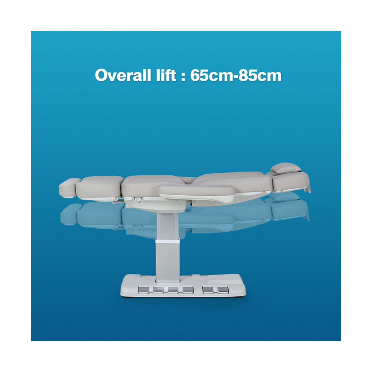 Deco Vellora Electric Facial Bed - White