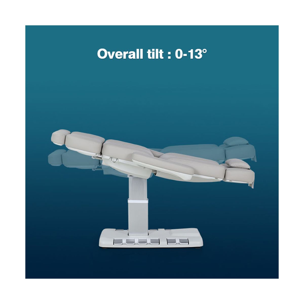 Deco Vellora Electric Facial Bed - White