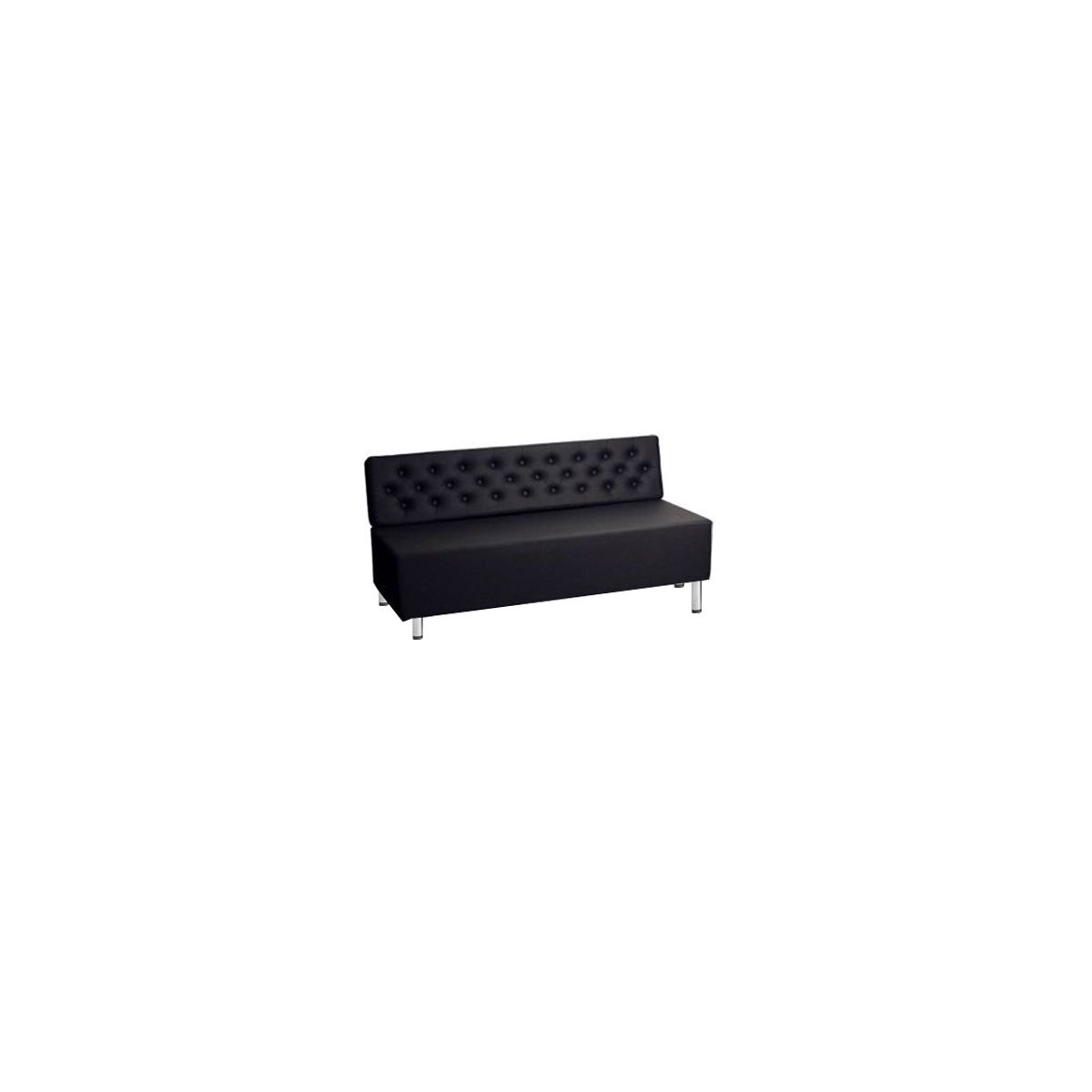 Deco Elizabeth Reception Bench - Black