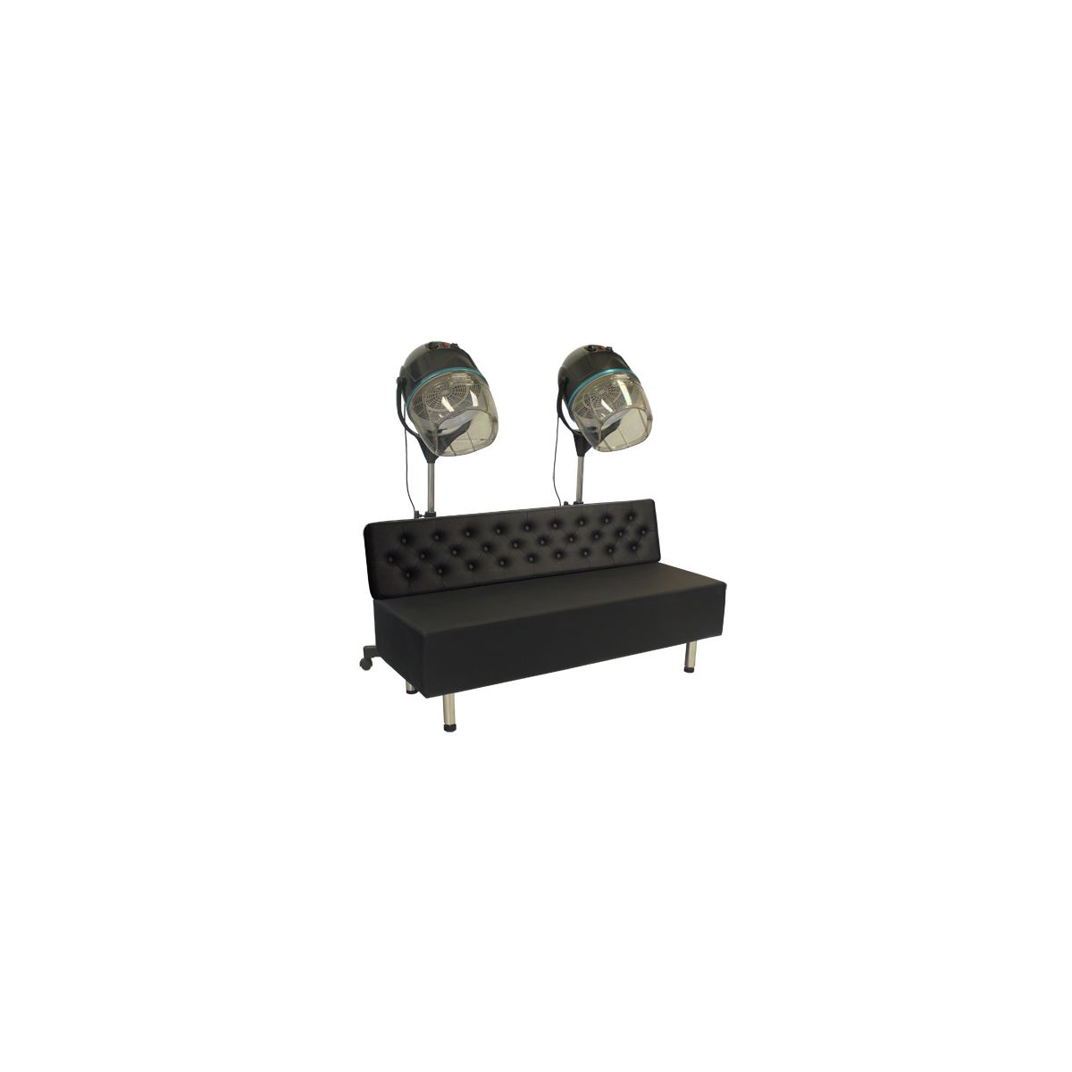 Deco Elizabeth Hair Dryer Bench: Black