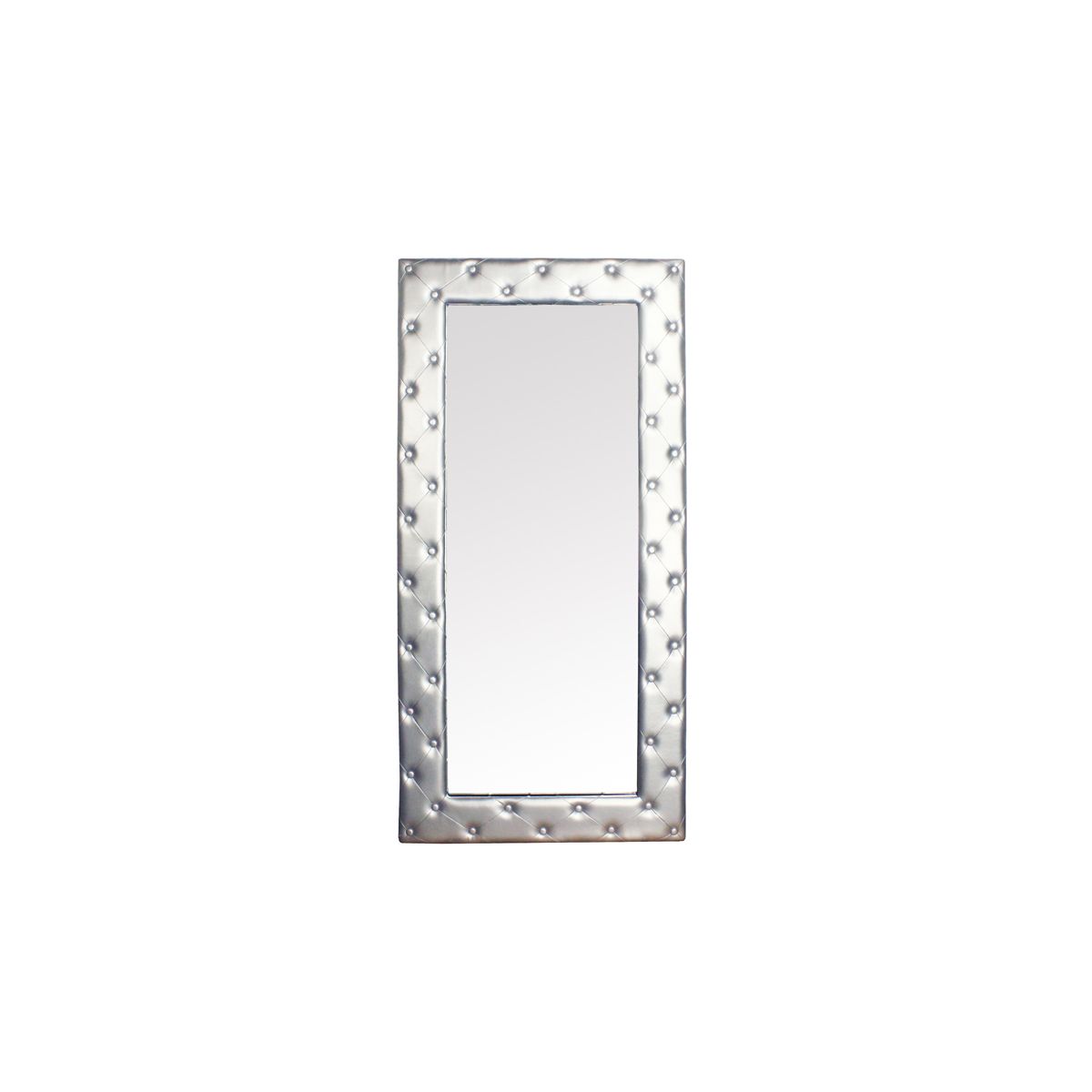 Deco Elizabeth Wall Mount Mirror - Black/Silver