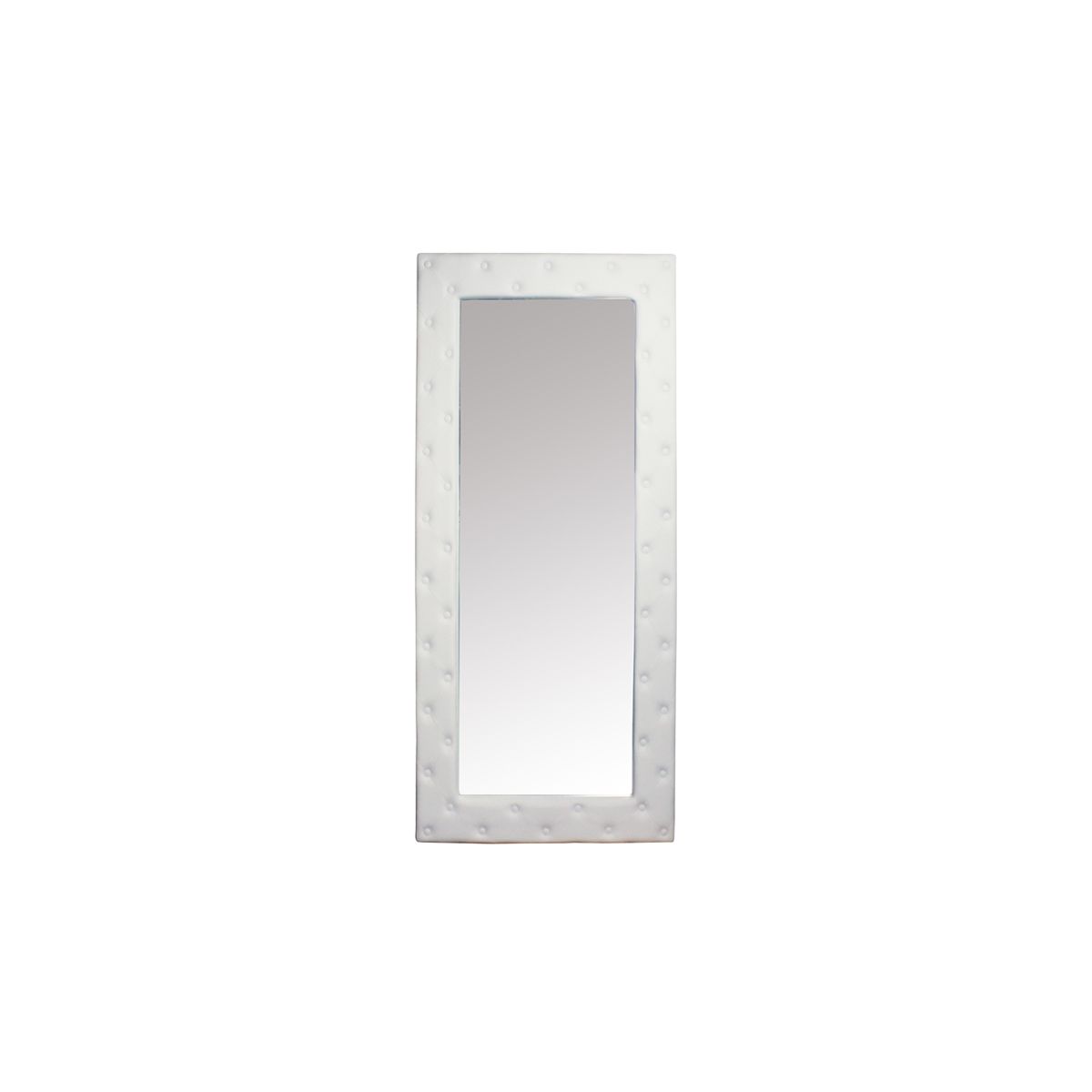 Deco Elizabeth Wall Mount Mirror - White 
