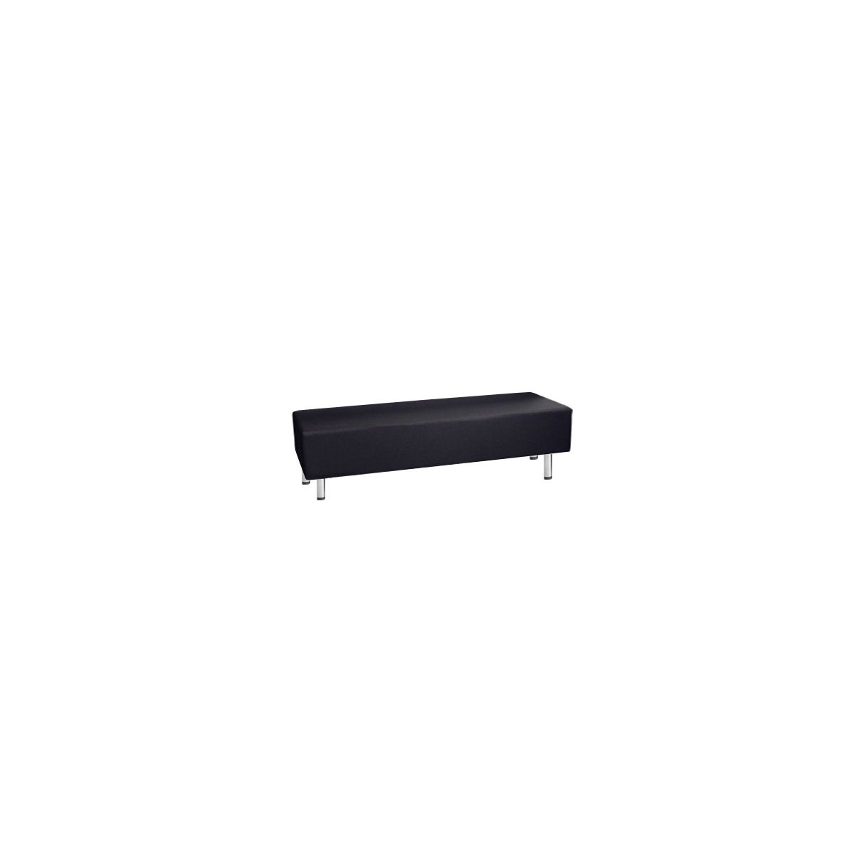 Deco Grosso Reception Bench - Black