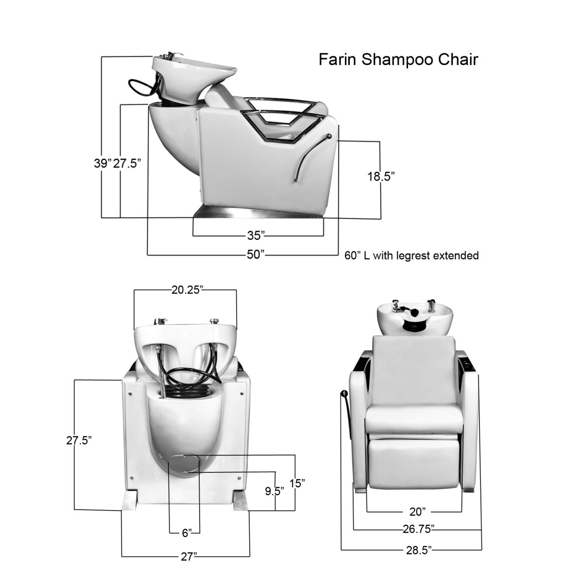 Deco Farin Shampoo Station