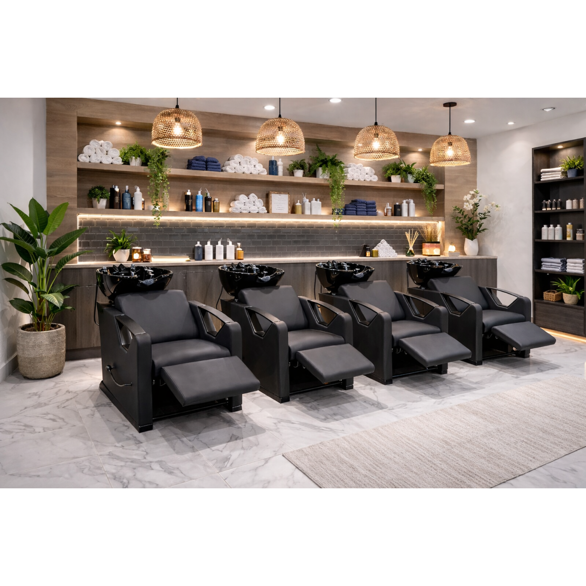 Deco Farin Nera Shampoo Station