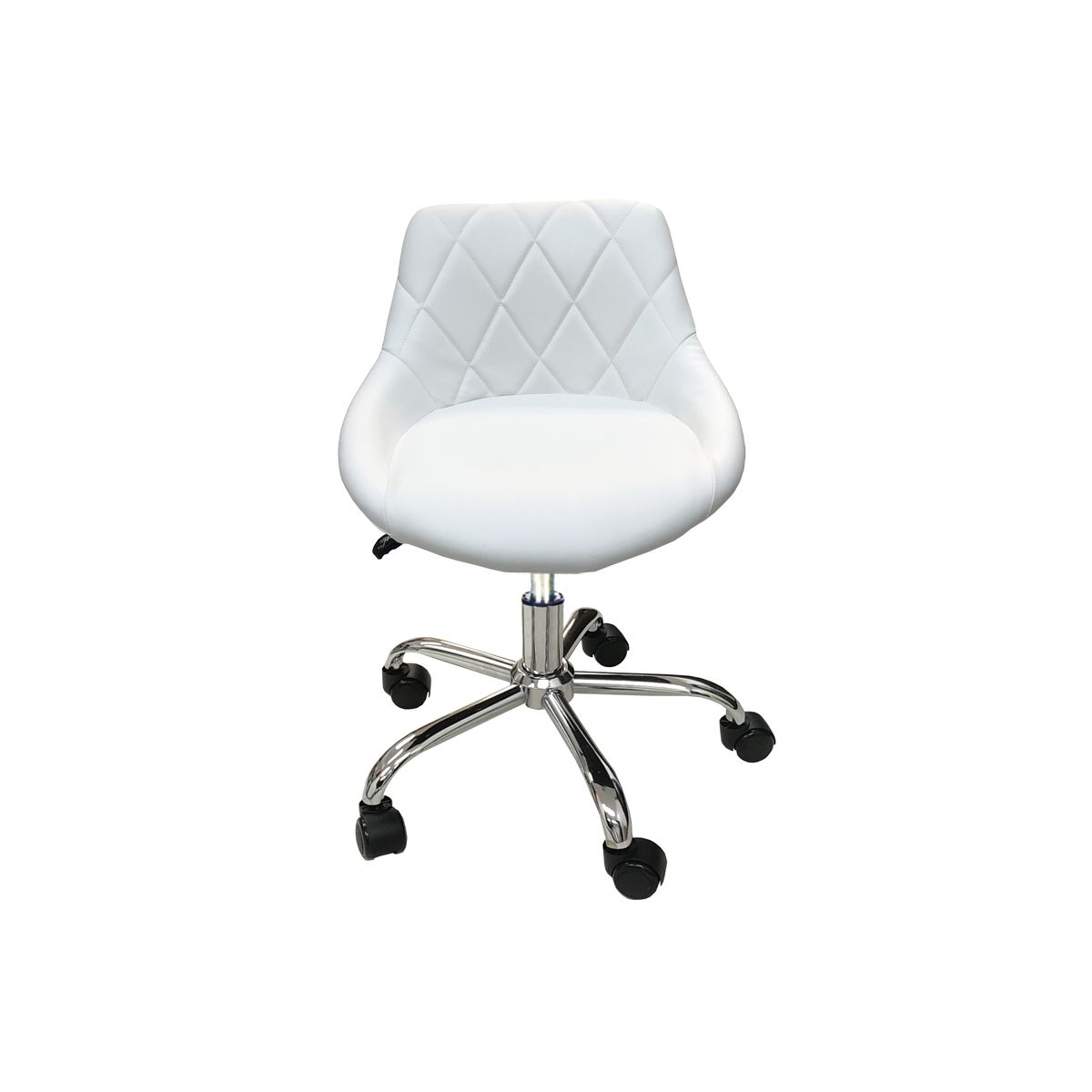 Deco Pixel Pedicure Stool - White