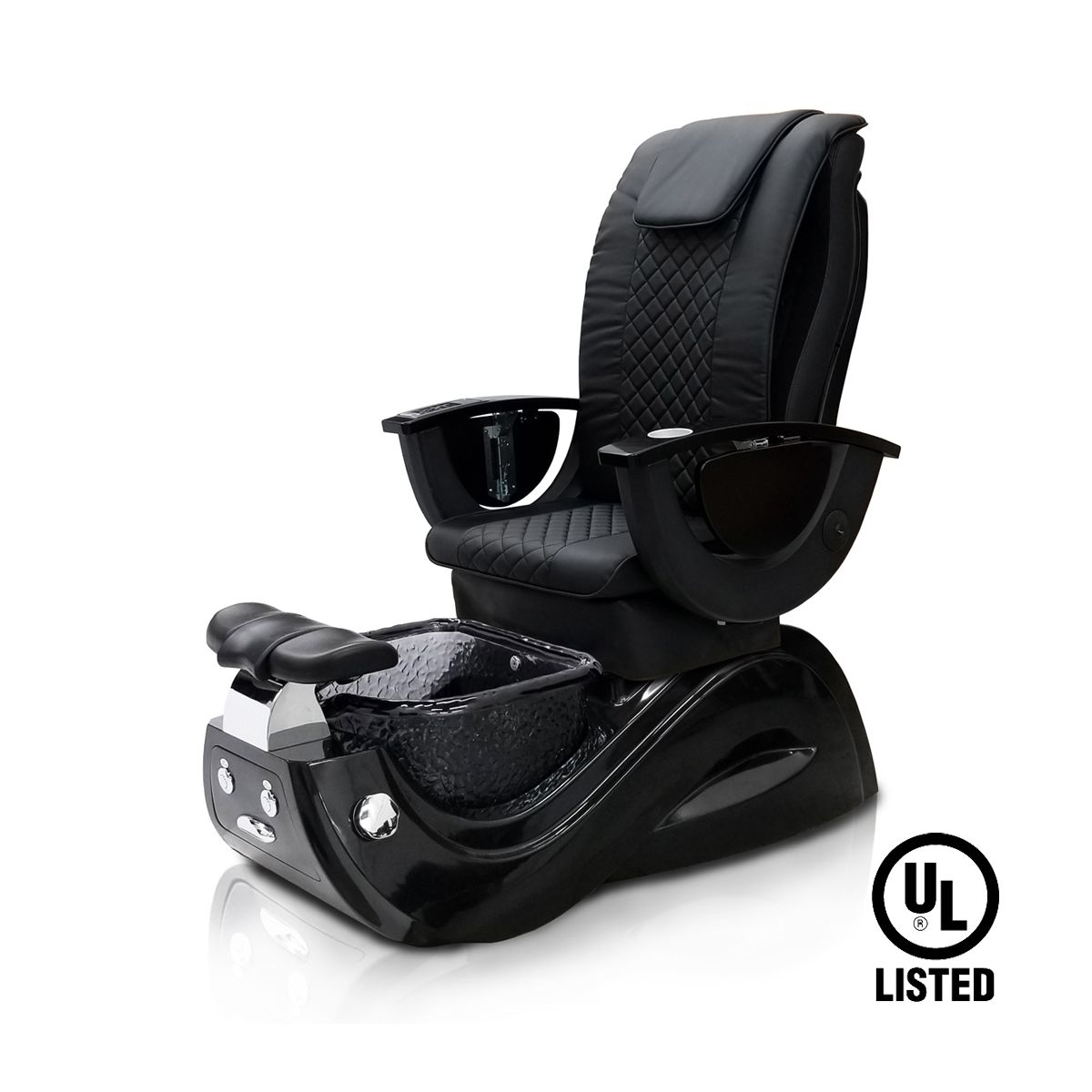 Deco Varisi Terza Pedicure Spa Chair - Black