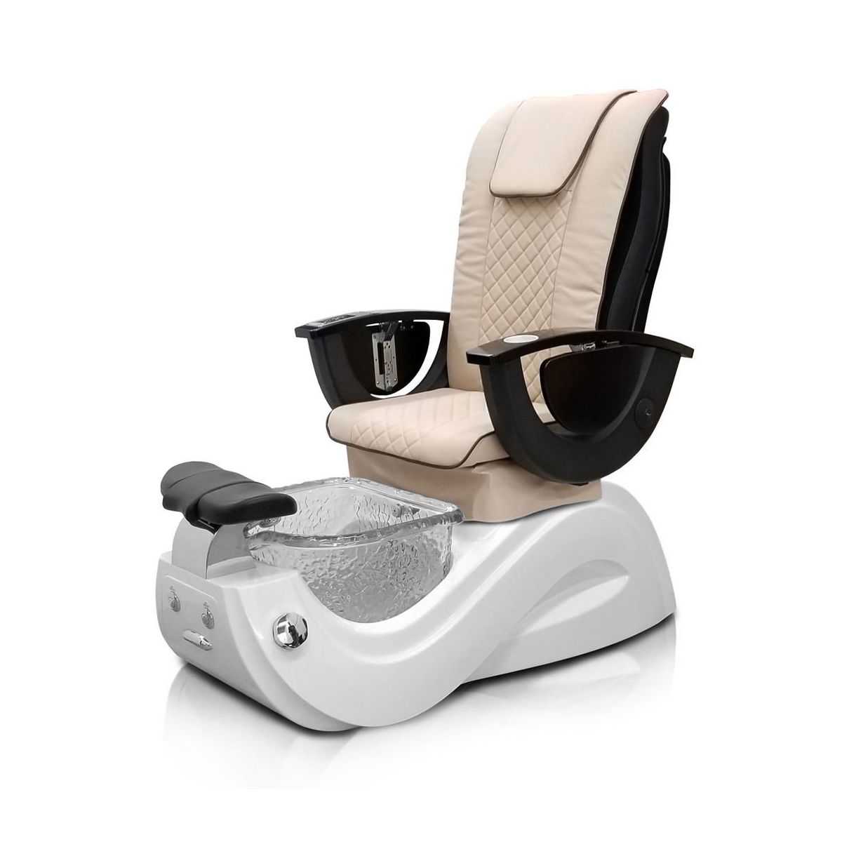 Deco Varisi Terza Pedicure Spa Chair - White 