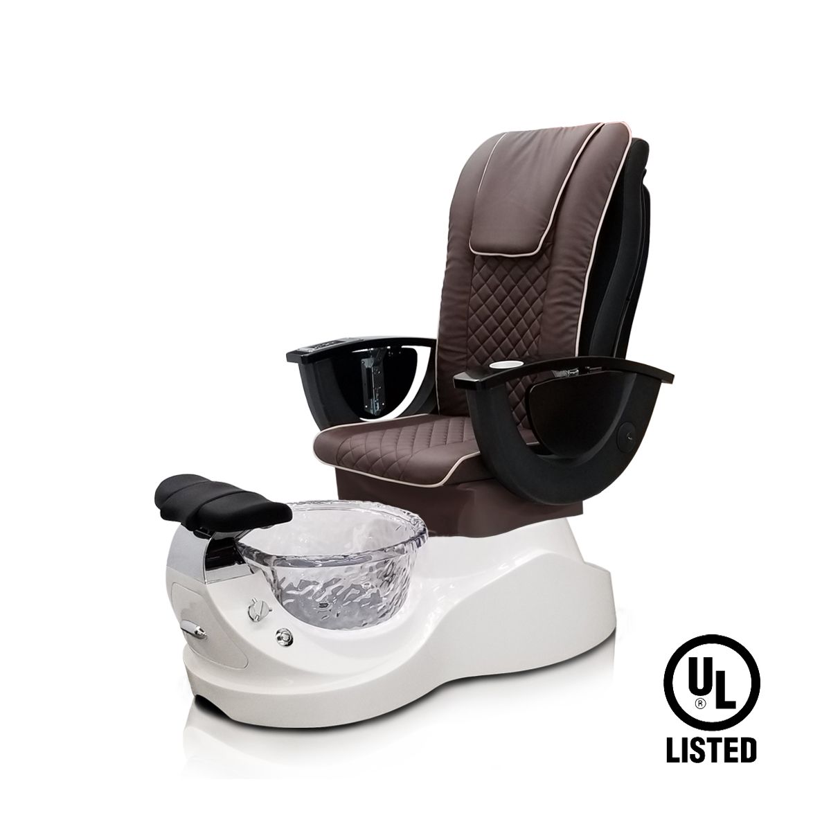 Deco Rossi 814 Pedicure Spa Chair - White (clearance)