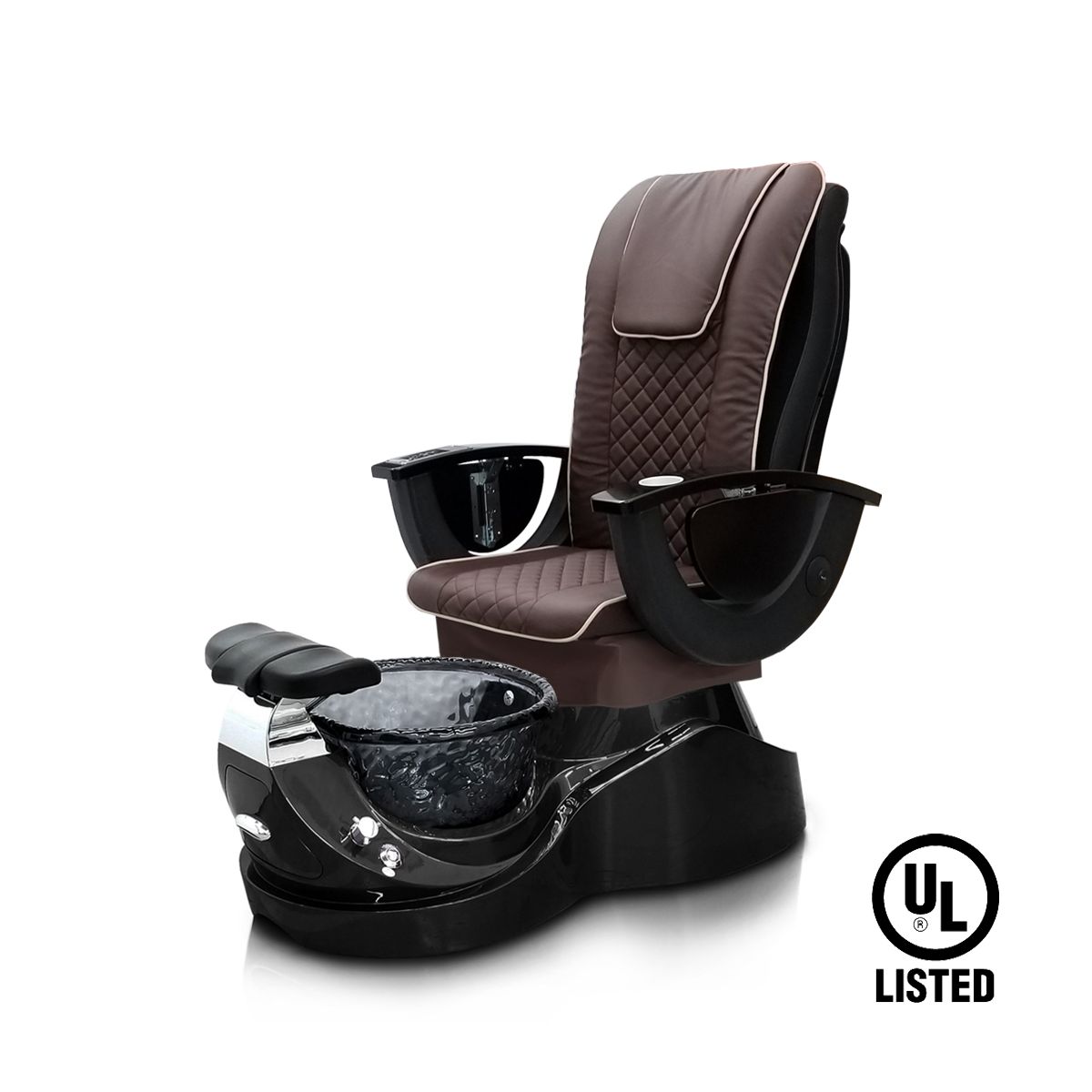Deco Rossi 814 Pedicure Spa Chair - Black (clearance)