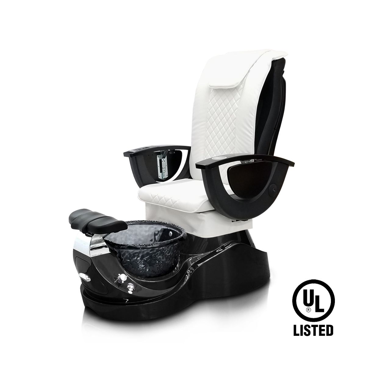 Deco Rossi 814 Pedicure Spa Chair - Black (clearance)