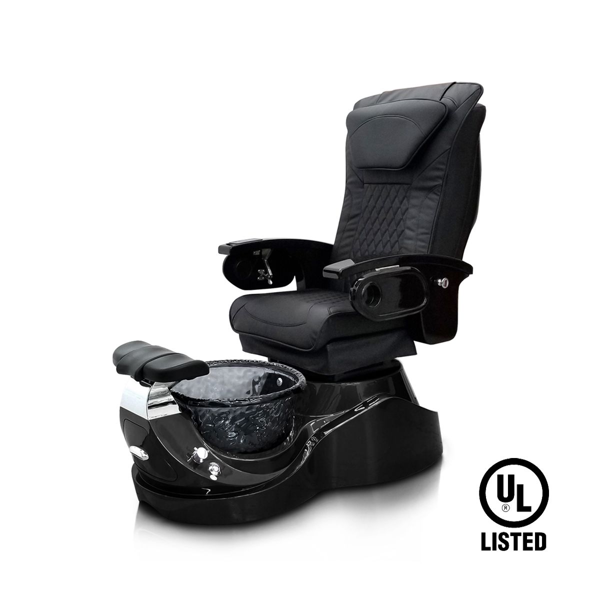 Deco Rossi Pedicure Spa Chair - Black (clearance)