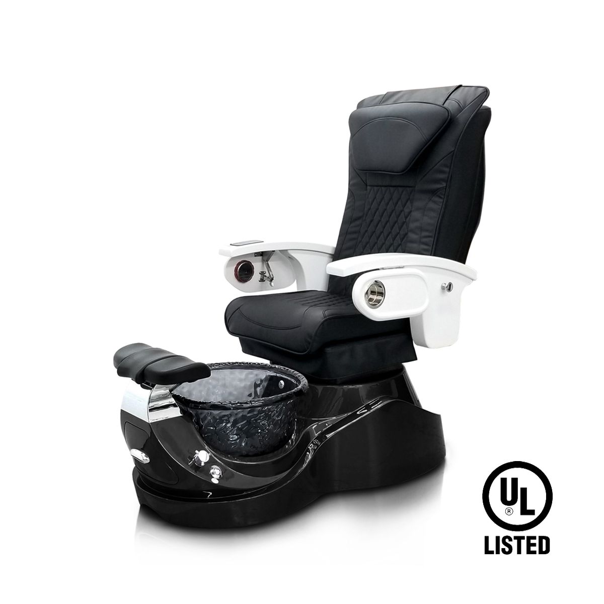 Deco Rossi Pedicure Spa Chair - Black (clearance)