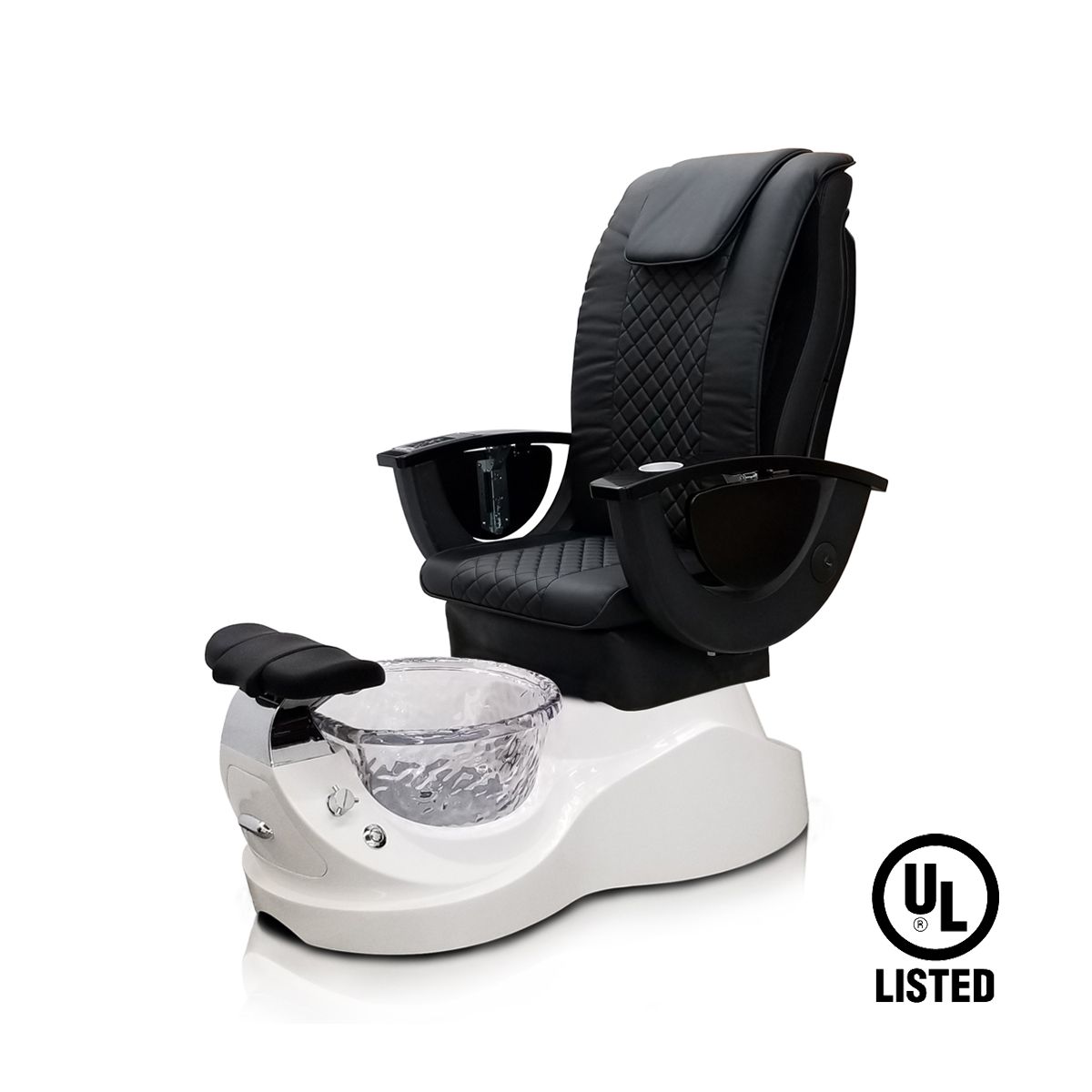 Deco Rossi 814 Pedicure Spa Chair - White (clearance)