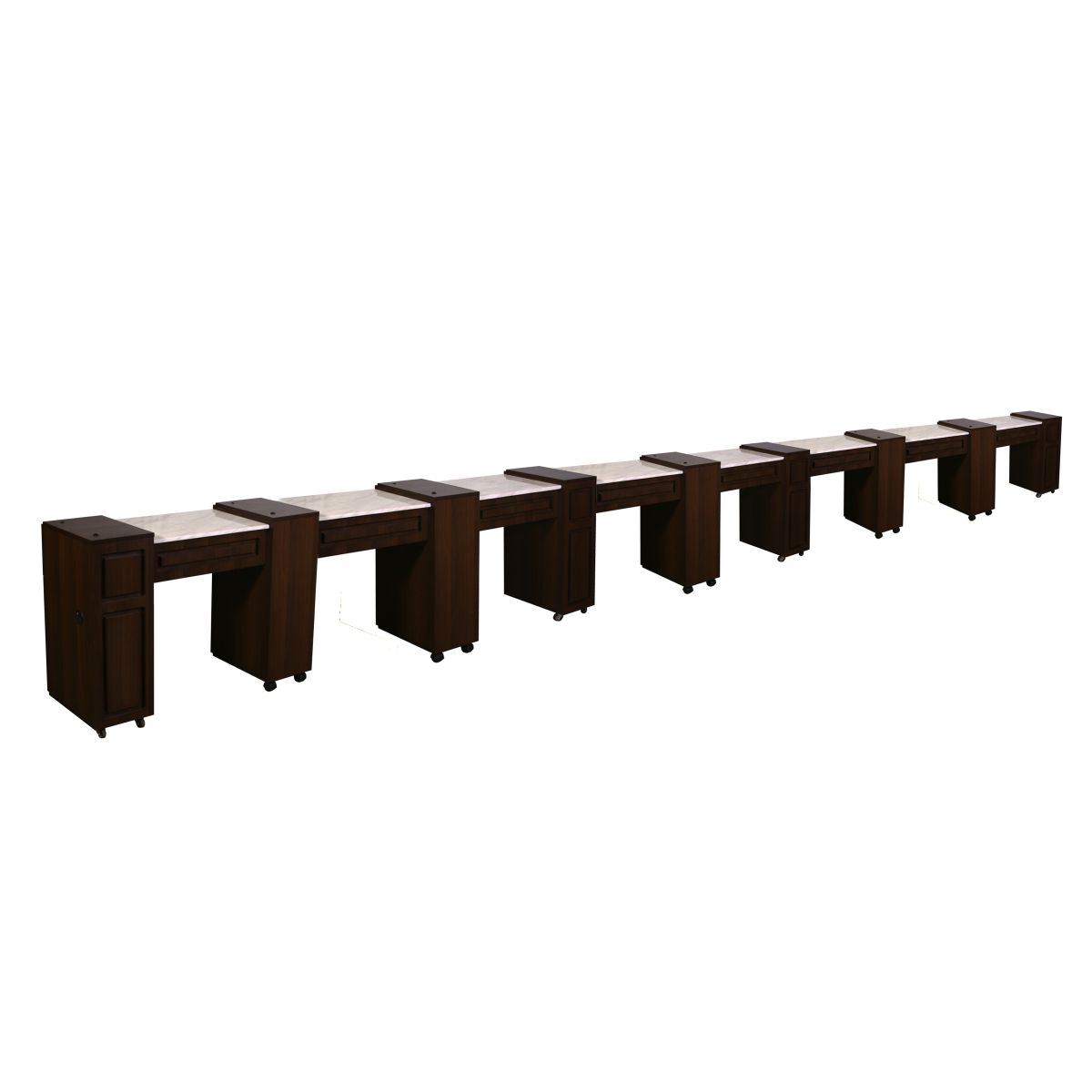Deco Crystalli (Multi-Sections) Manicure Table Full Top w/ UV