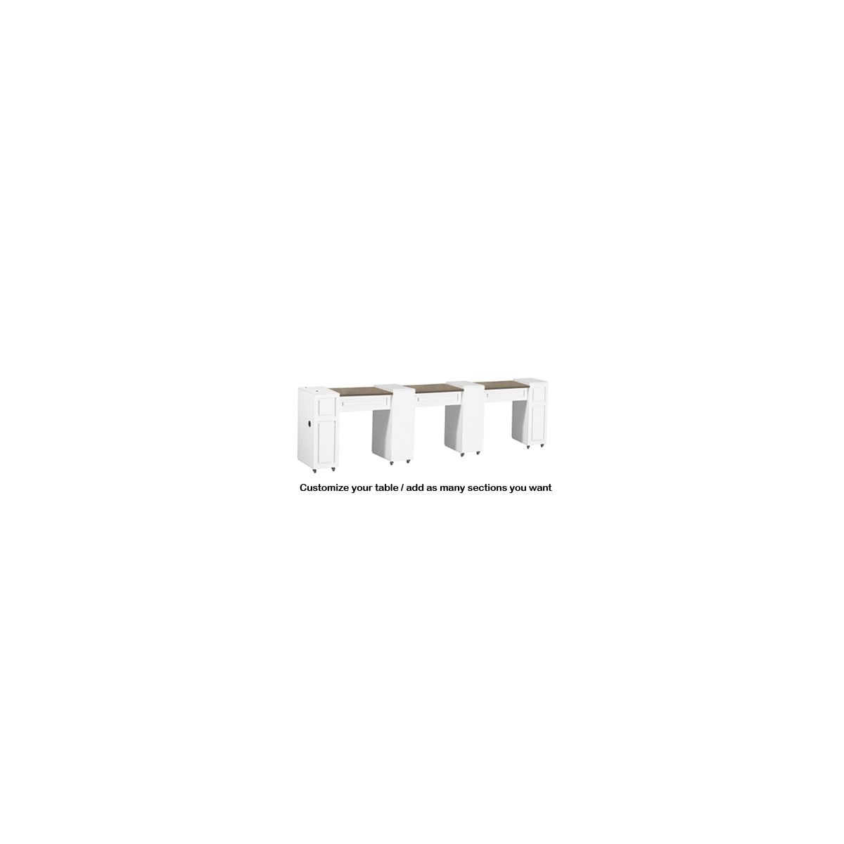  DECO Canterbury (Multi-Sections) Manicure Table
