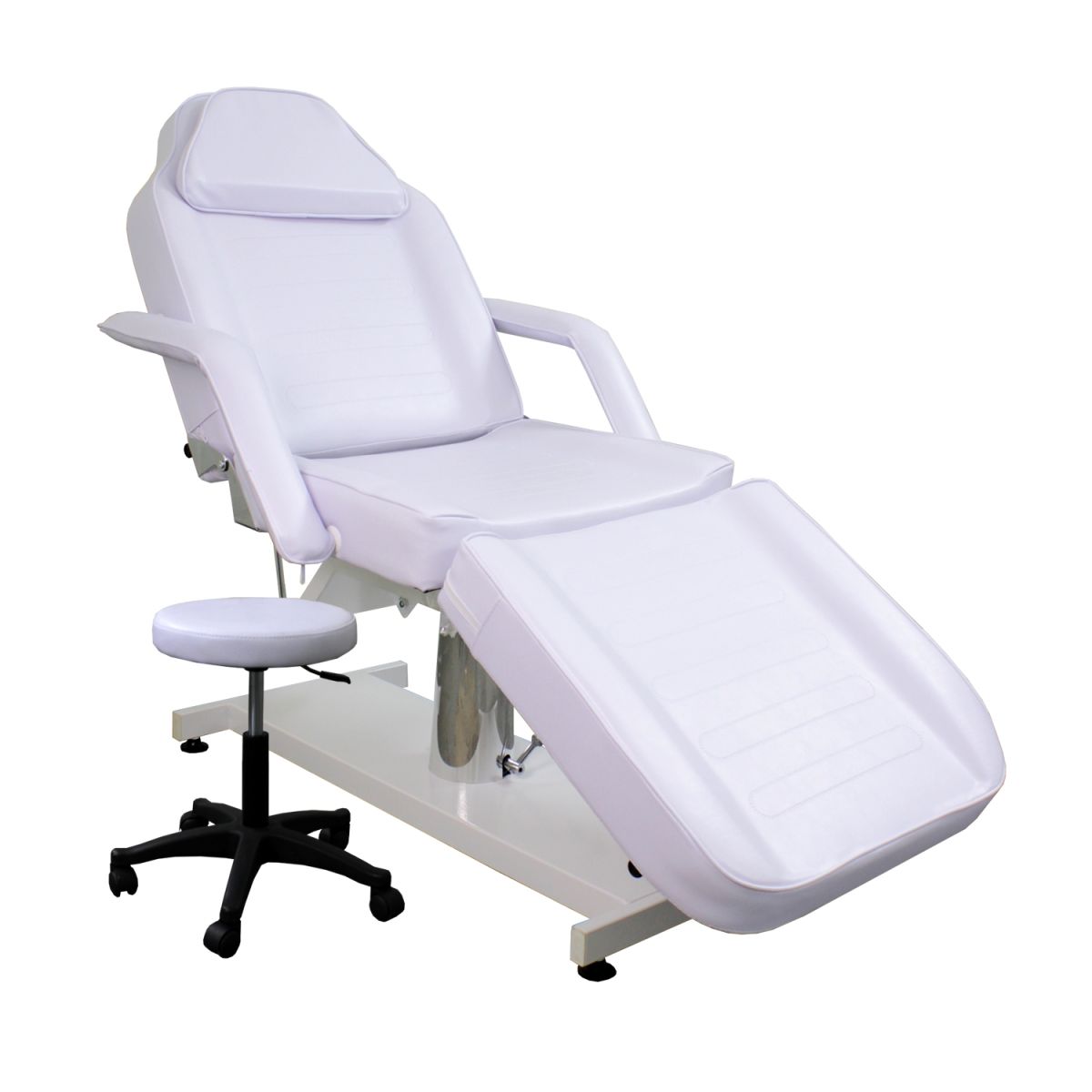 Hydraulic Facial Bed - White